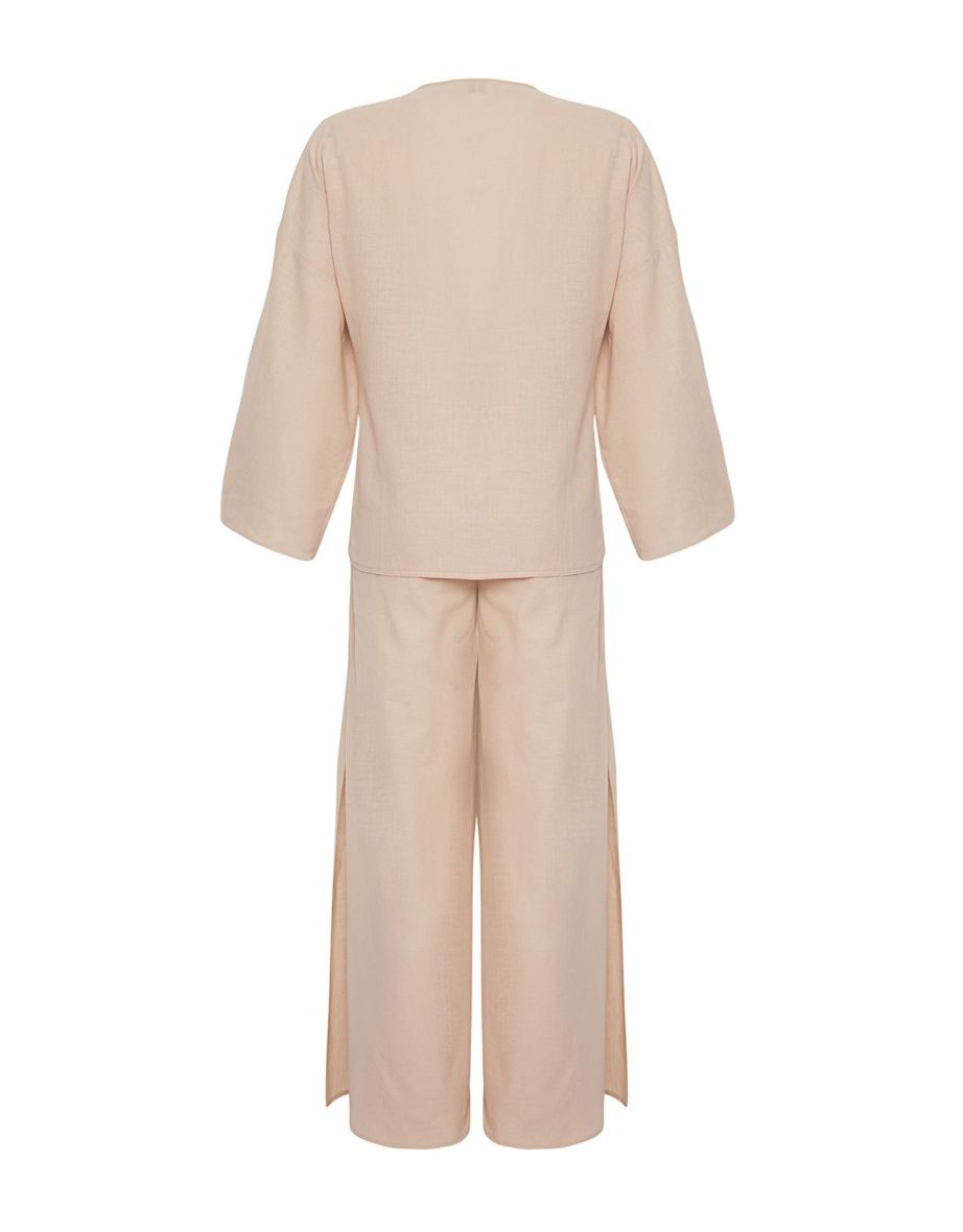 Beige*005 Plain Weave 100% Cotton - 7