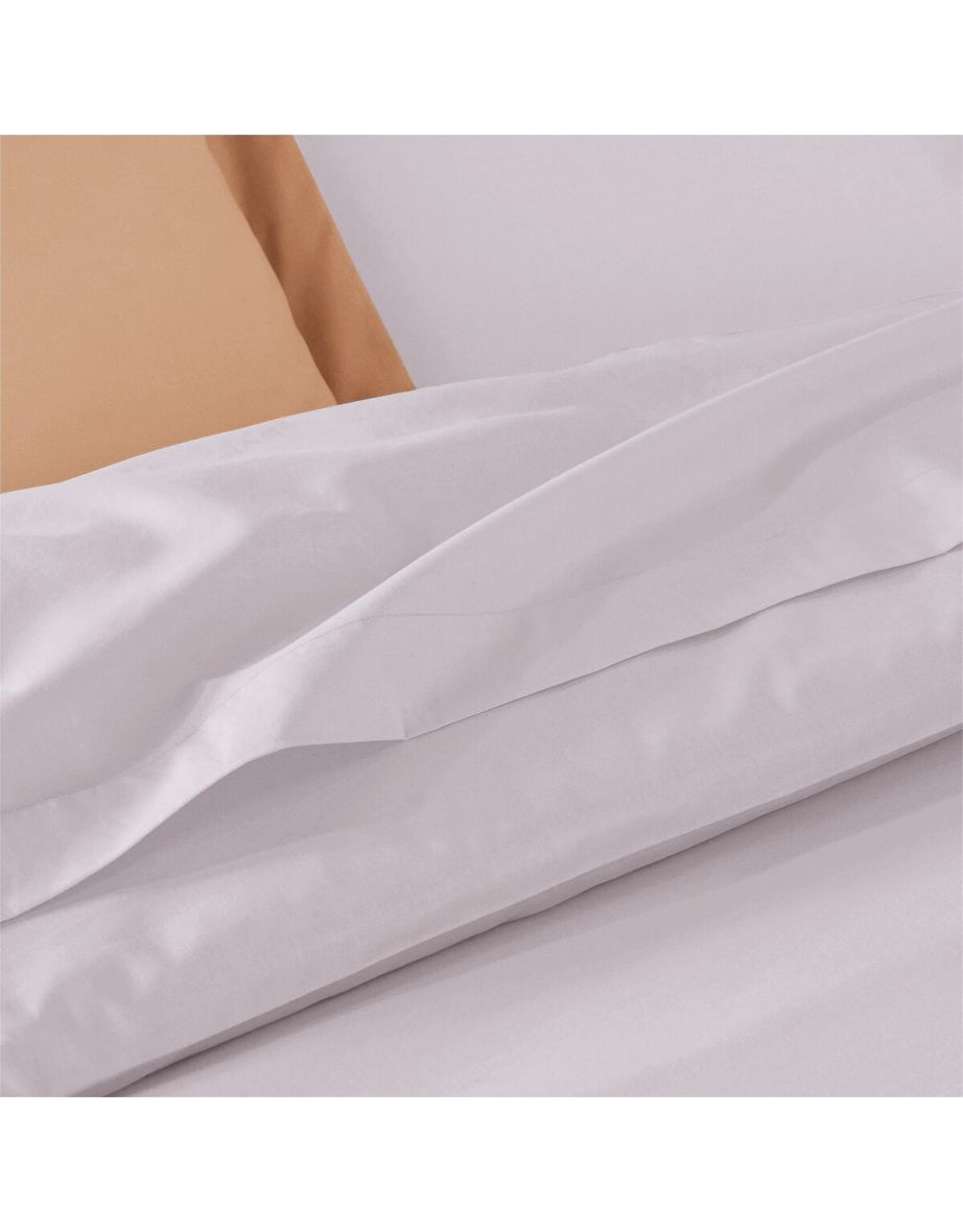 Scenario Plain 100% Cotton Fitted Sheet for Thick Mattresses - 3