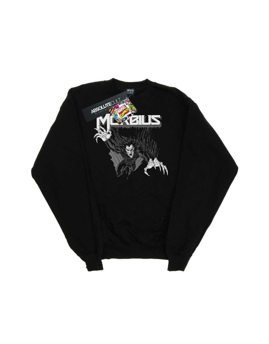 Marvel Comics Boys Morbius Mono Jump Sweatshirt - Black