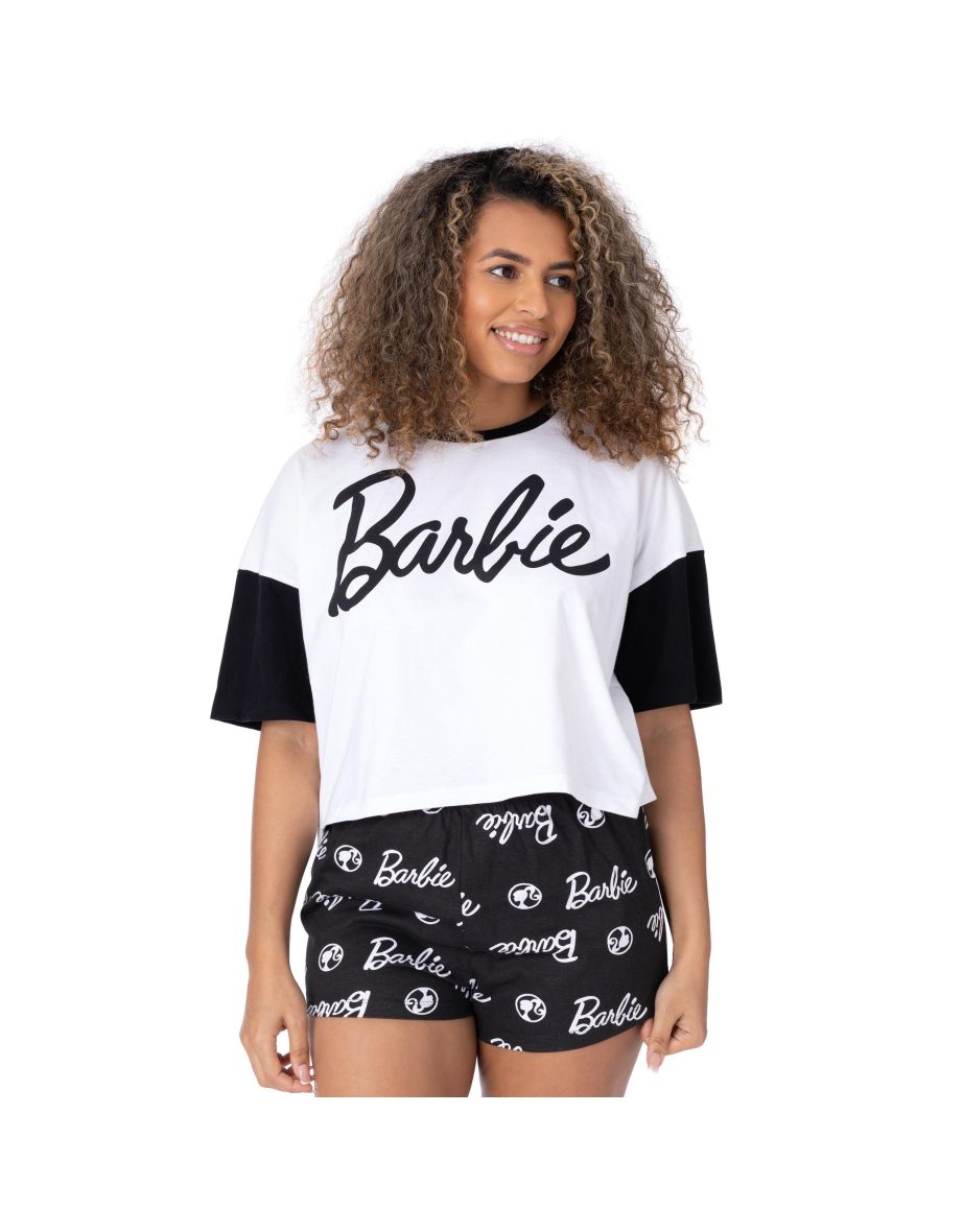 Barbie Womens/Ladies Short Pyjama Set