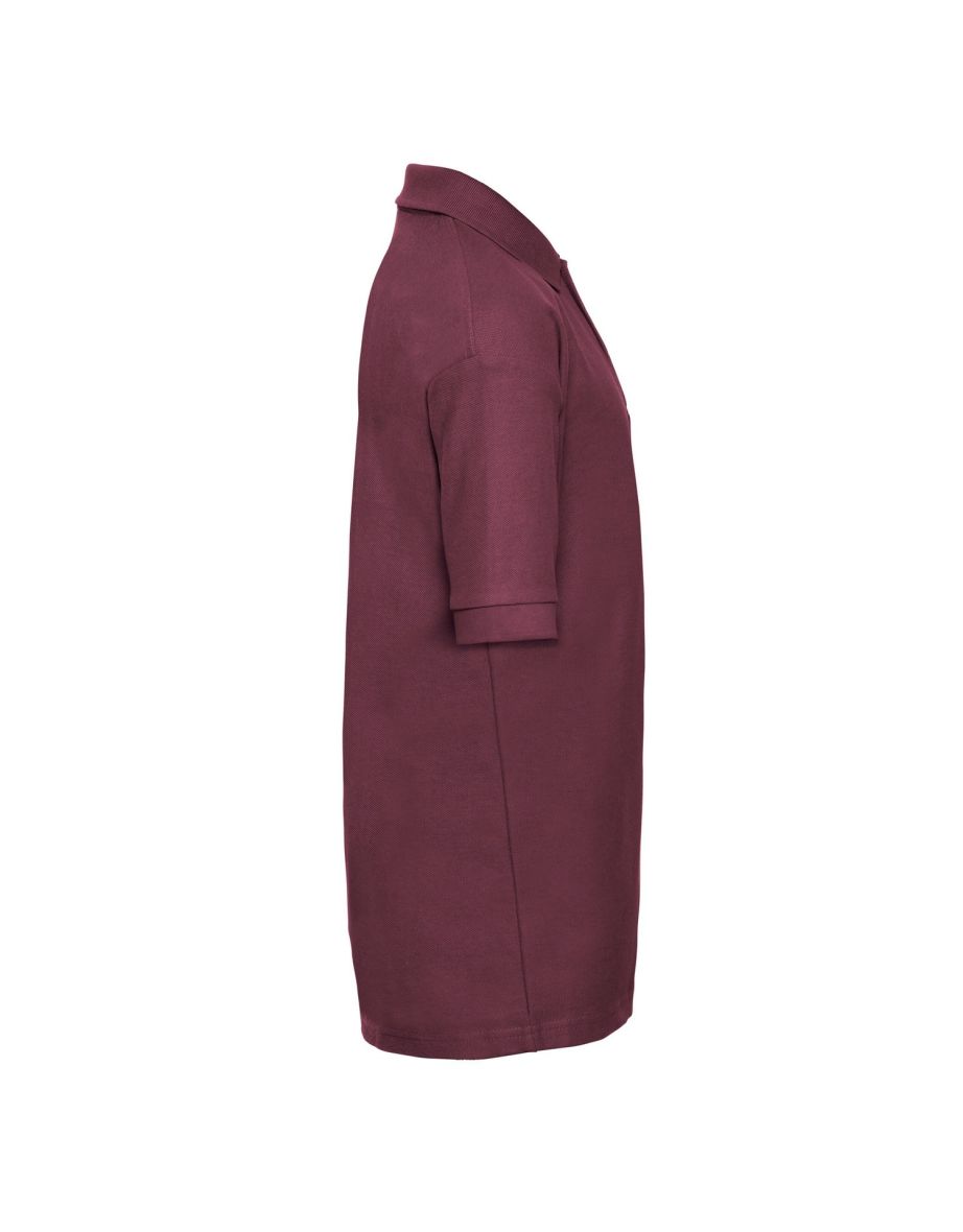 Russell Childrens/Kids Polo Shirt - Burgundy - 2
