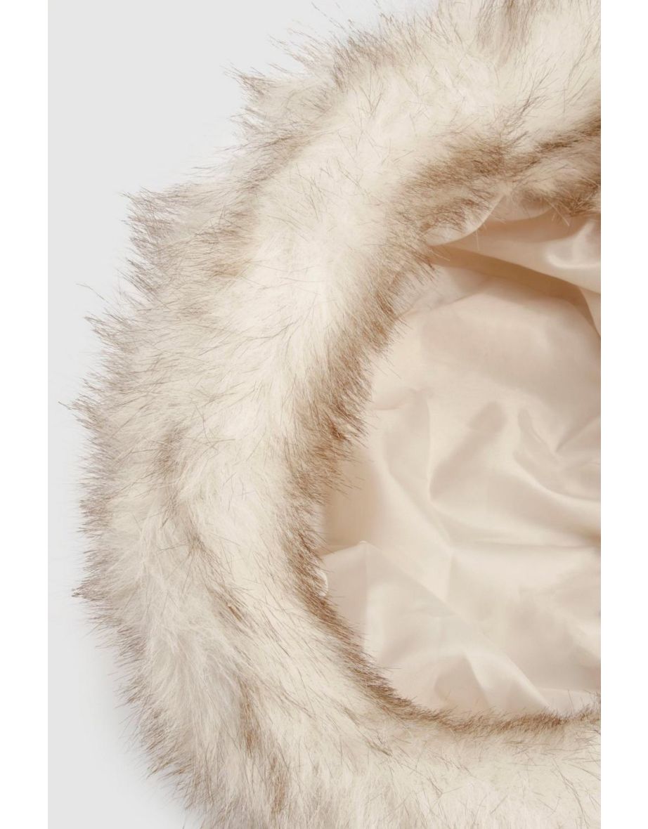 Luxe Faux Fur Bucket Hat - 3