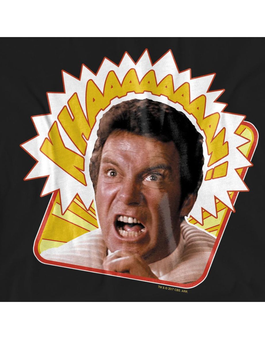 Star Trek Unisex Adult Khaaaaaan T-Shirt - Black - 3