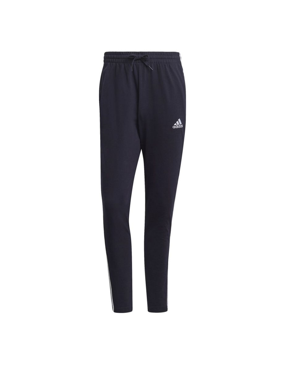 Shop Men s adidas Essentials Single Jersey Pants in Blue Online in Oman VogaCloset