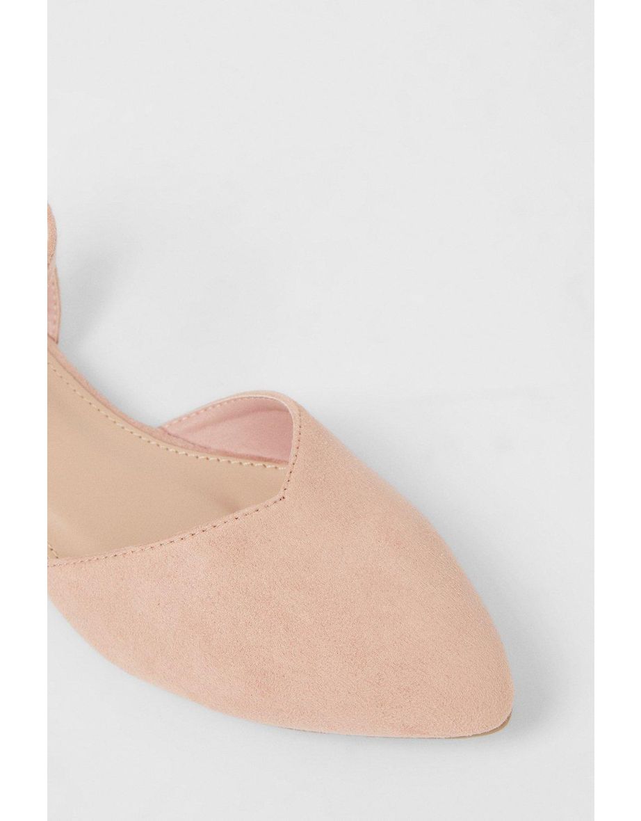 Poppy Open Back Ballet Flats - 3