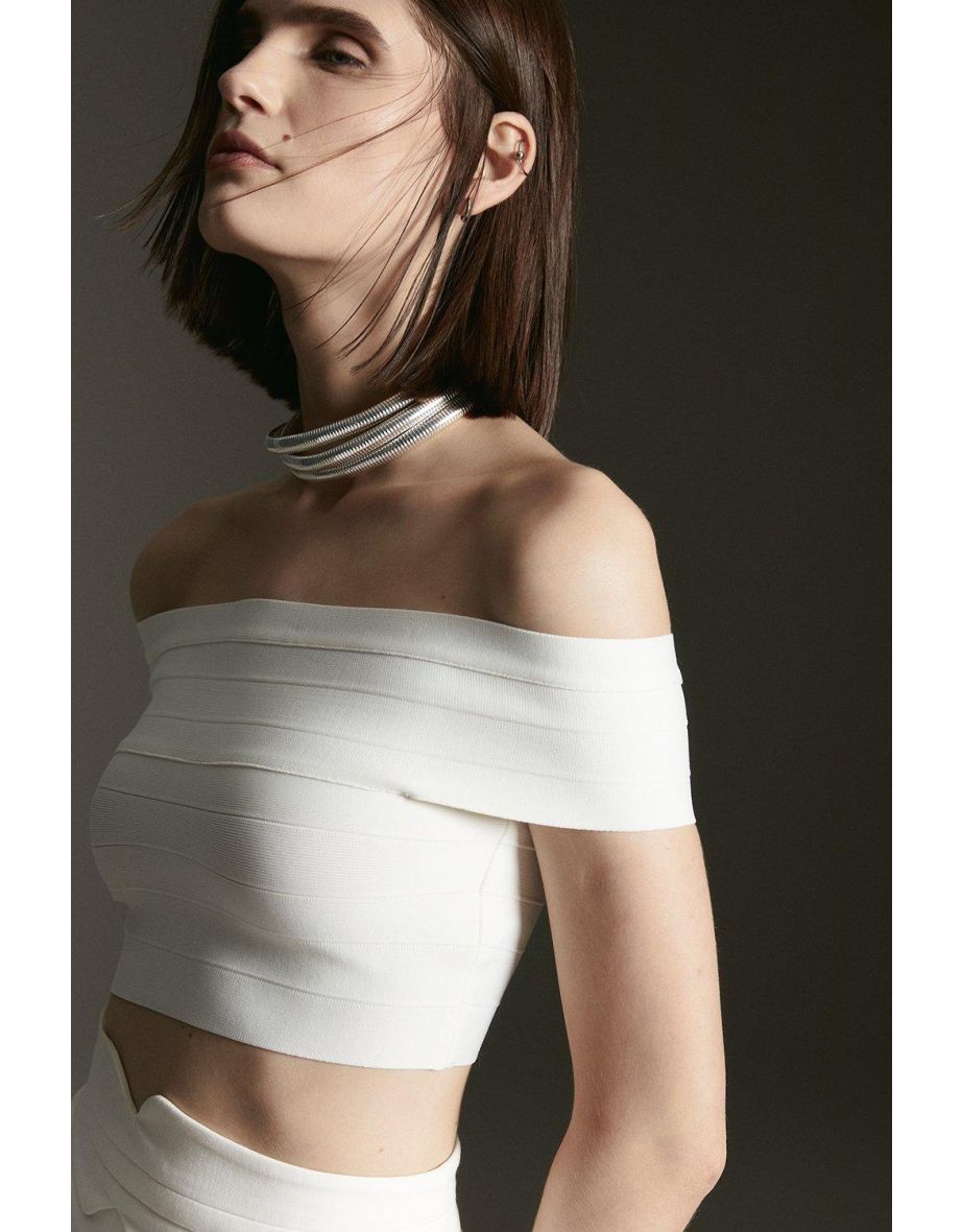 Knitted Bandage Bralet Top