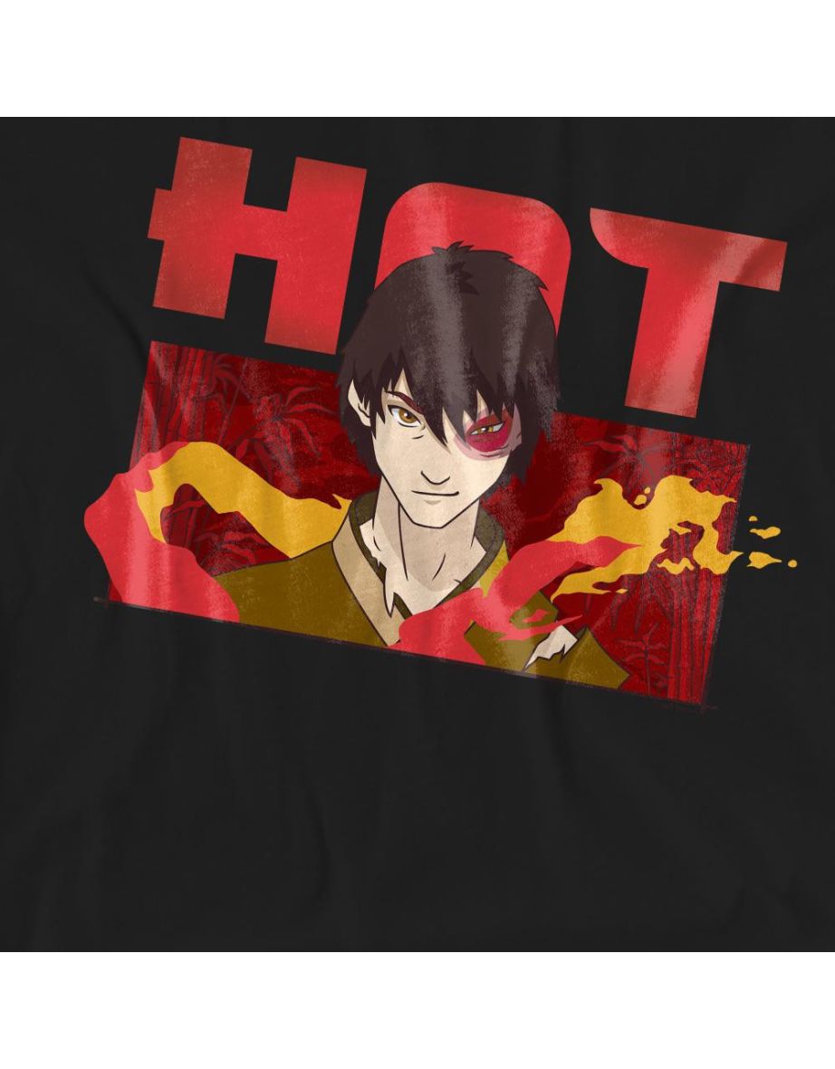 Avatar: The Last Airbender Unisex Adult Hot Zuko T-Shirt - Black - 3