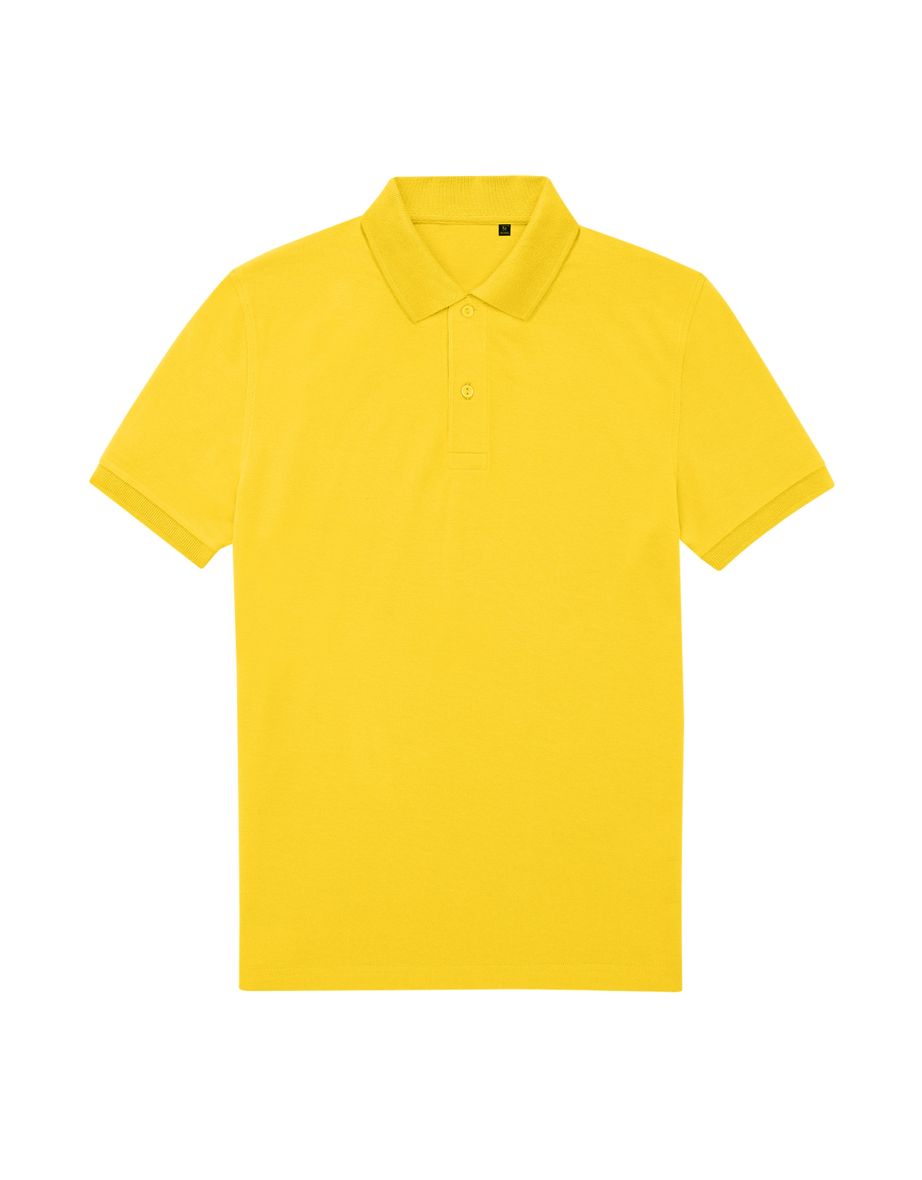 B&C Mens My Eco Polo Shirt - Pop Yellow