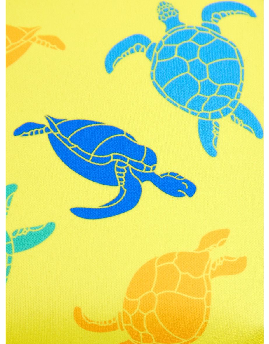 Boys Turtle Float Jacket in Yellow - 3