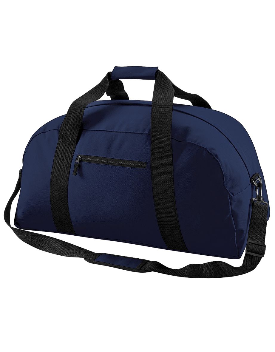 BagBase Classic Holdall / Duffle Travel Bag (Pack Of 2) - French Navy
