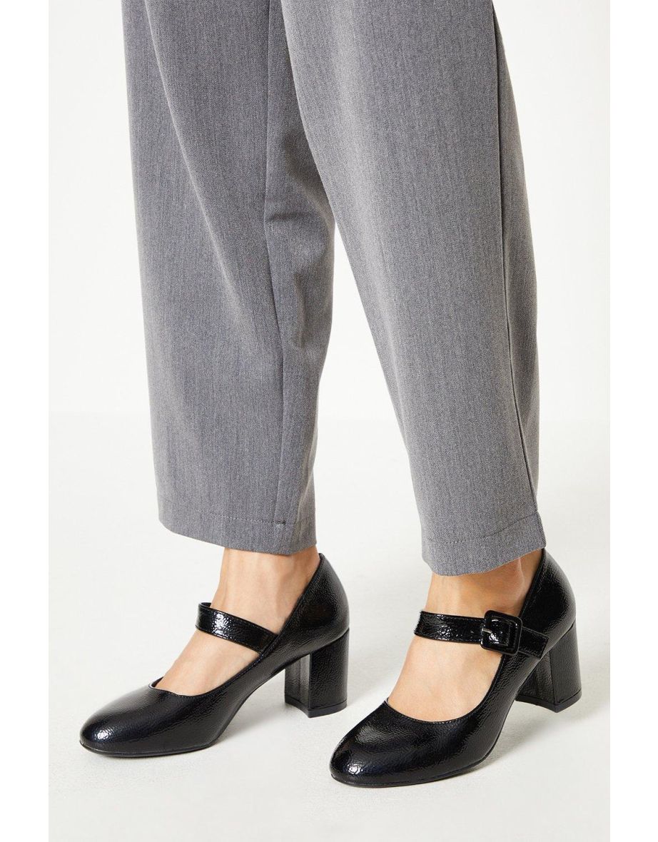 Good For The Sole: Cristina Mid Heel Court Shoes