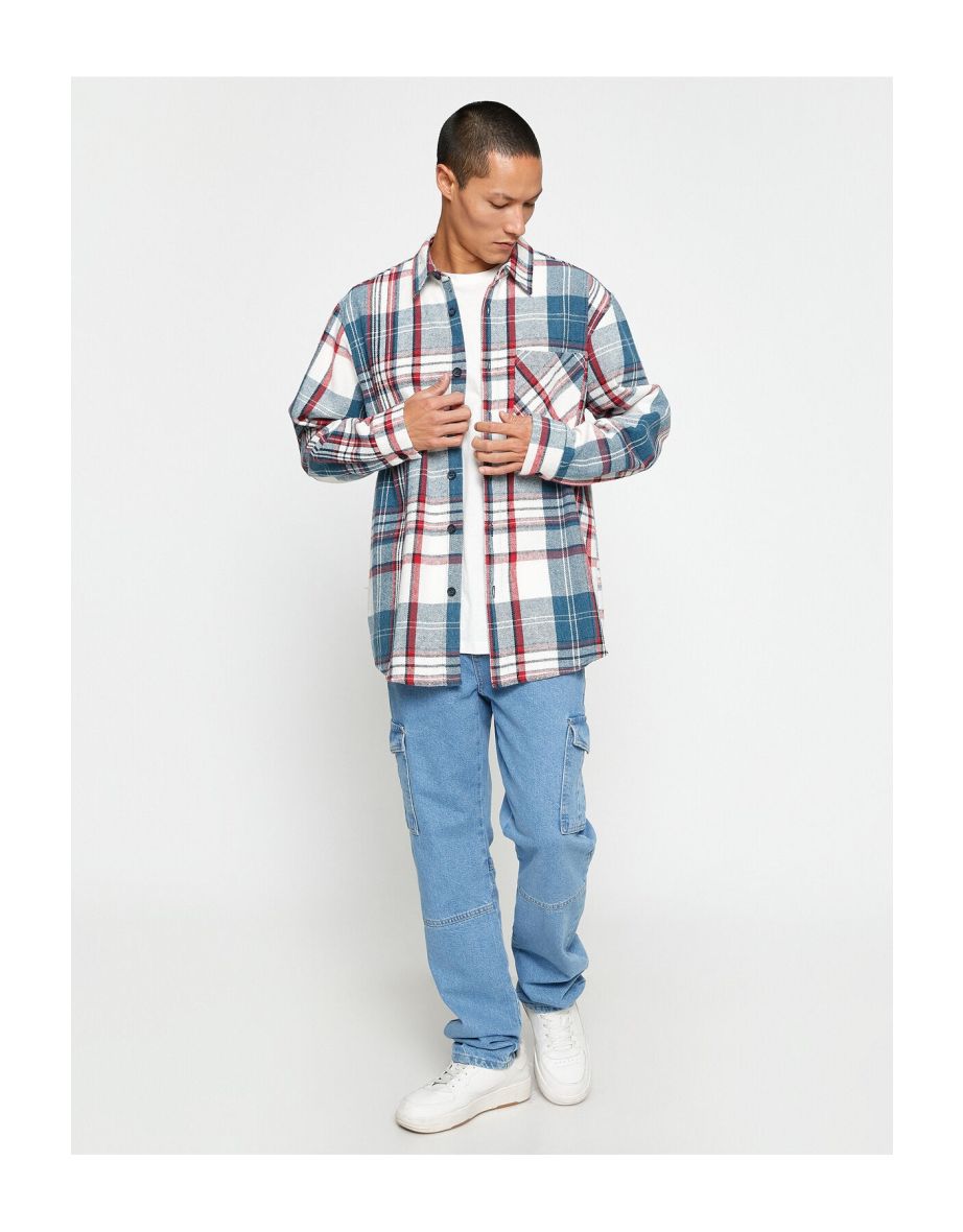Koton Blue Stripped Shirt