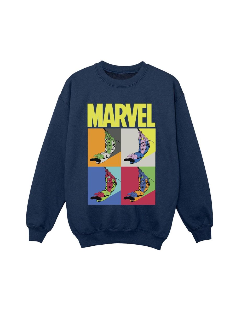 Marvel Boys Spider-Man Pop Art Sweatshirt - 1