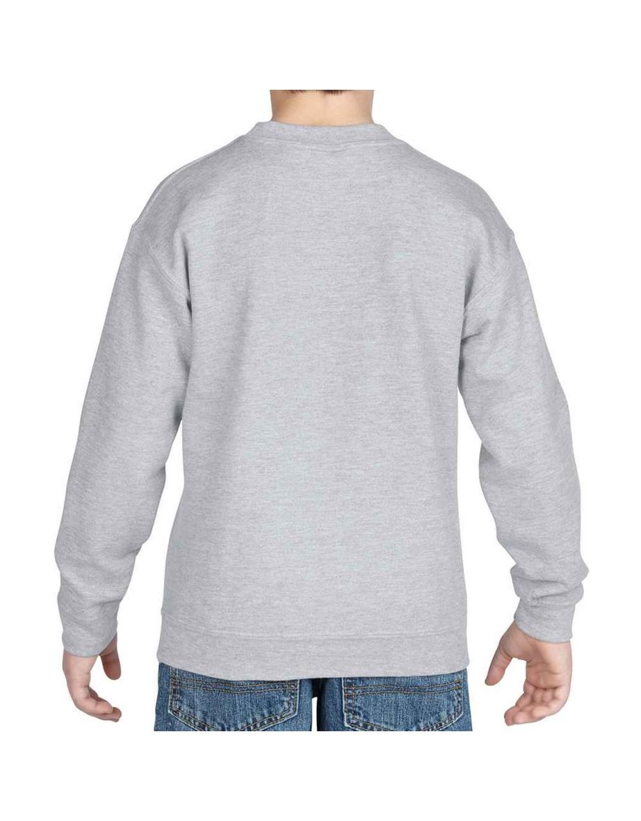 Gildan Childrens/Kids Heavy Blend Drop Shoulder Sweatshirt - Sports Grey - 1