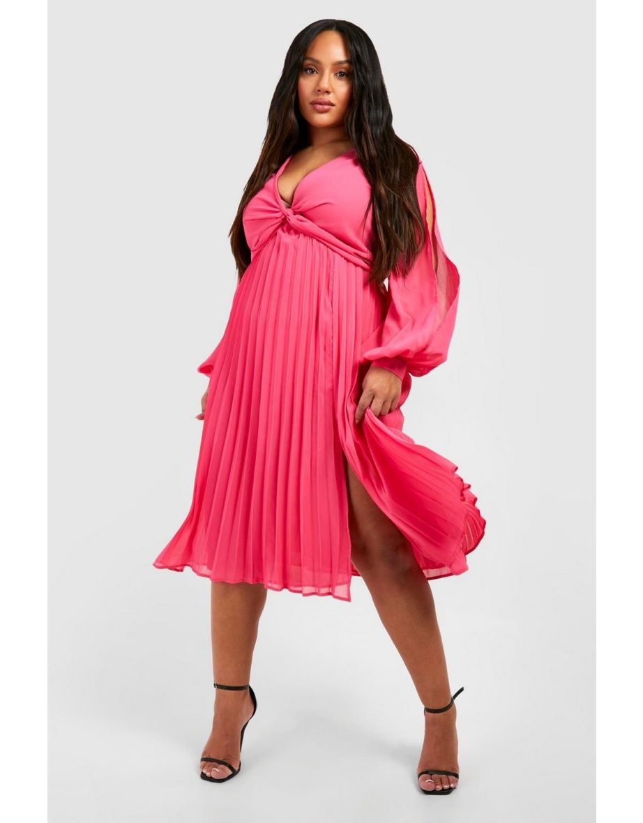 Oasis chiffon pleated skater dress clearance
