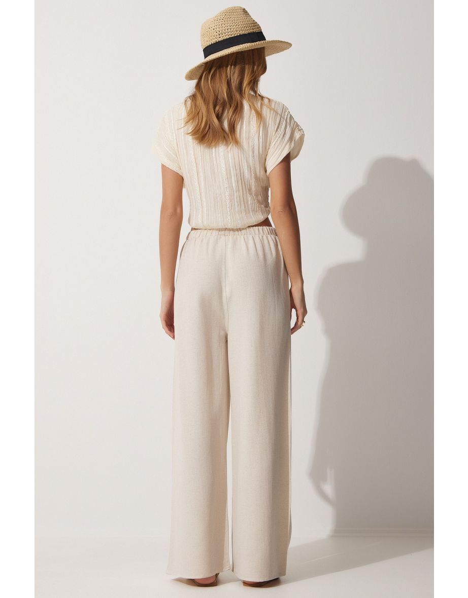 Loose Linen Pants - 4