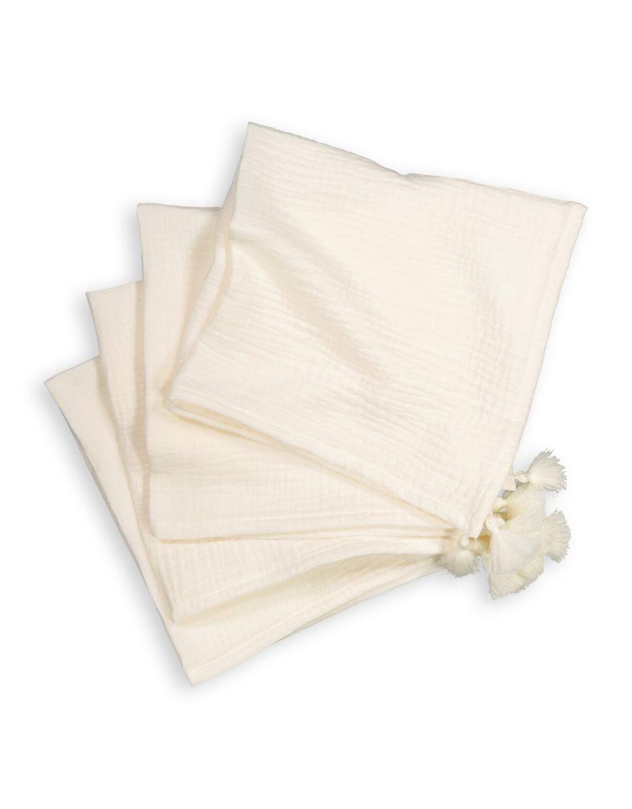 Set of 4 Kumla Cotton Muslin Napkins