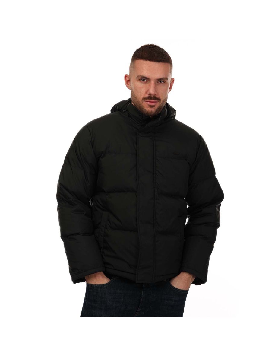 Shop Men s Levis Laurel Short Puffer Jacket in Black Online in Bahrain VogaCloset