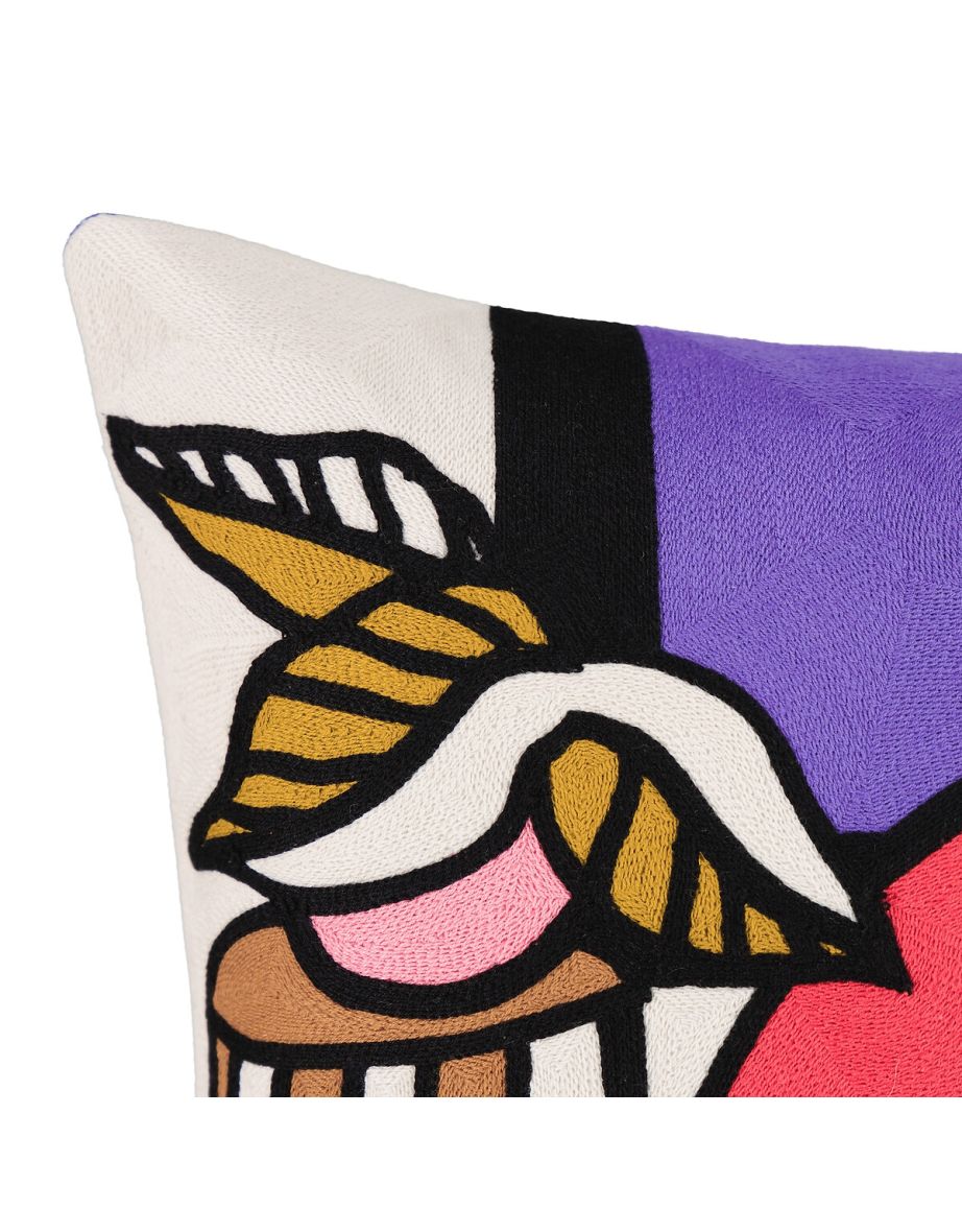 Super Club Graphic 50 x 50cm 100% Cotton Cushion Cover - 3