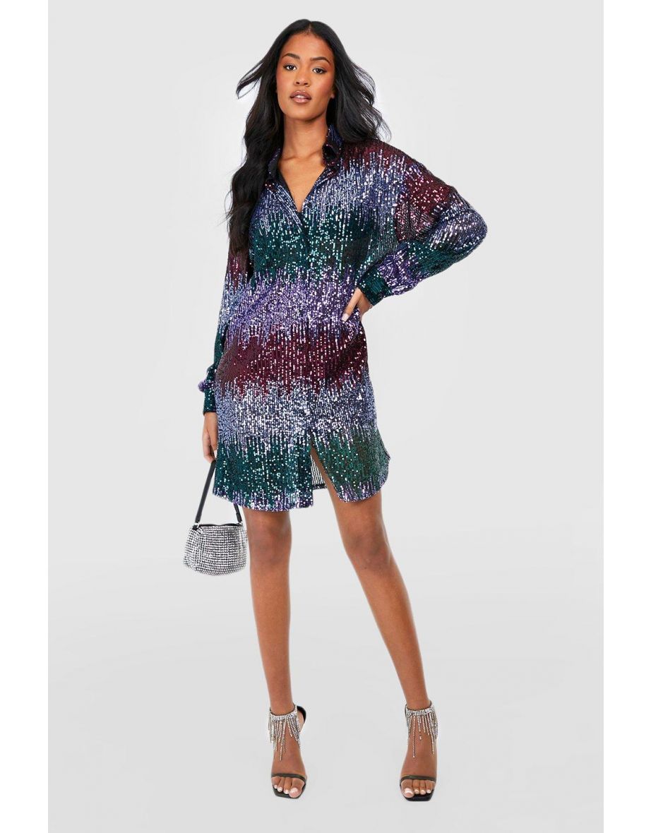 Stripe sequin dress hotsell