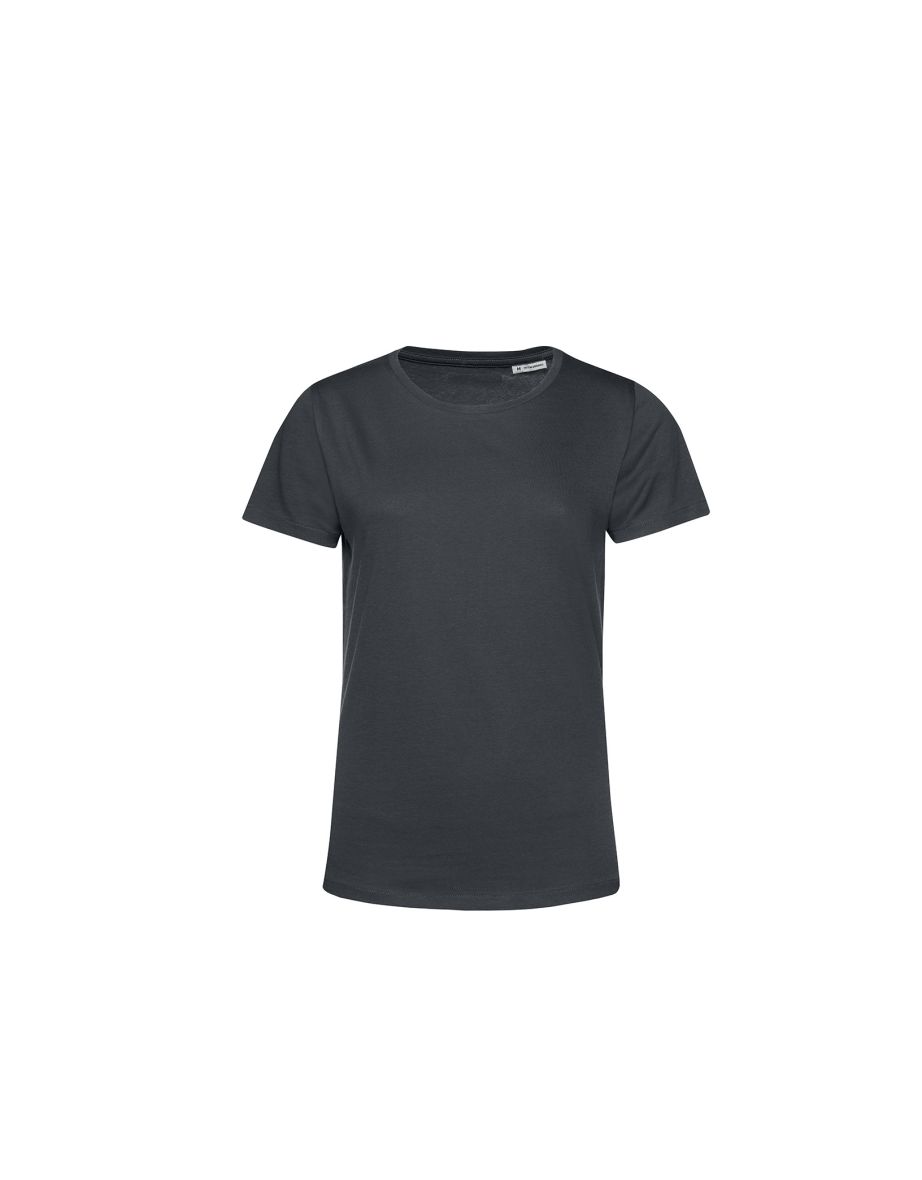 B&C Womens/Ladies E150 Organic Short-Sleeved T-Shirt - Asphalt
