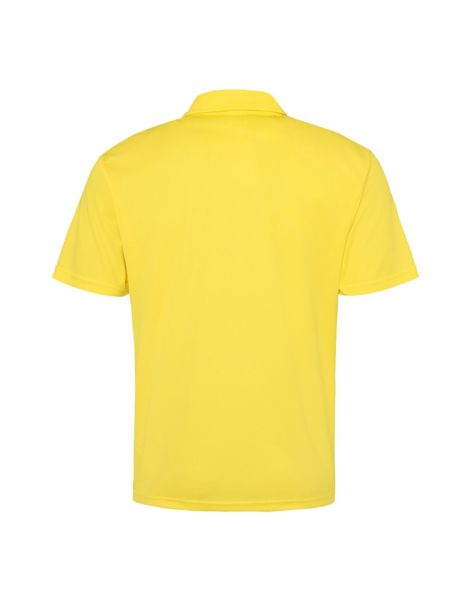 AWDis Just Cool Mens Plain Sports Polo Shirt - Sun Yellow - 1