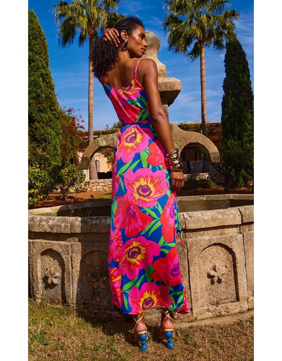 Mariah wrap maxi dress sales