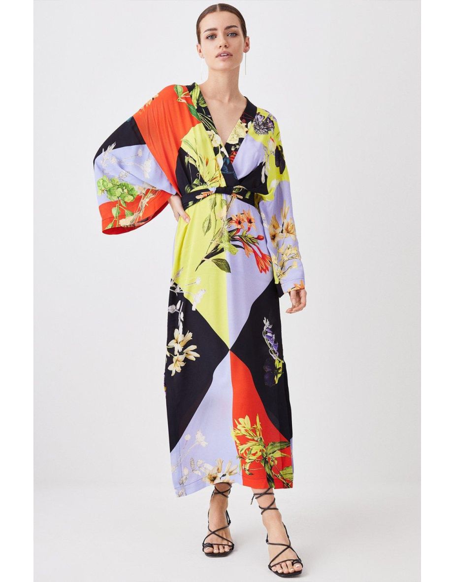 Petite kimono deals dress