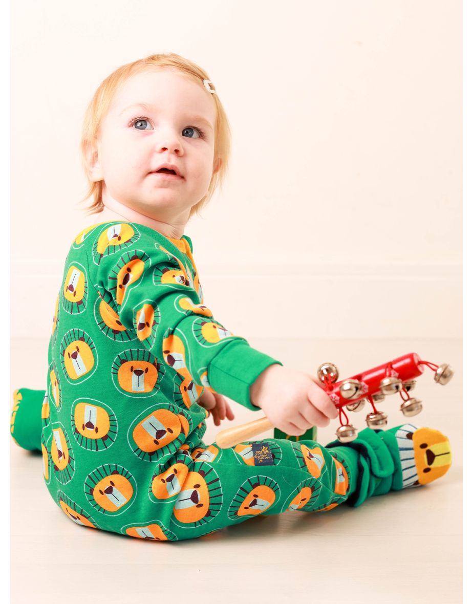 Frankie The Lion Zip-Up Romper - 6