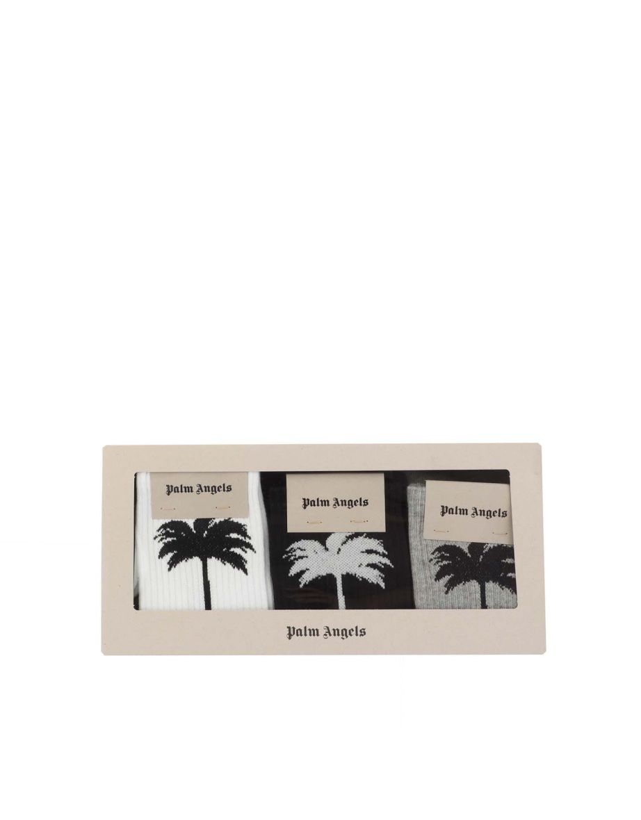 Men's Palm Angels 3 Pack of Socks in other - 1
