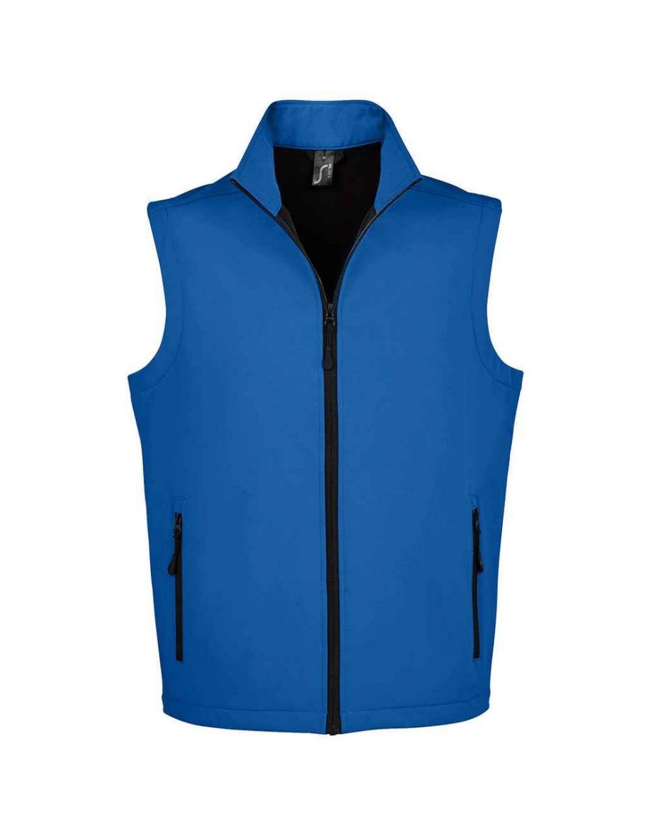 SOLS Mens Race Softshell Body Warmer - Royal Blue