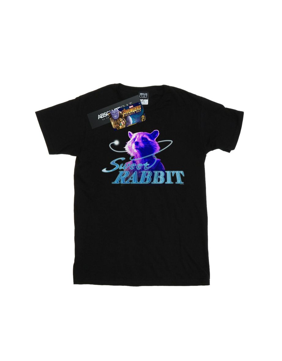 Marvel Boys Avengers Infinity War Sweet Rabbit T-Shirt - Black - 1
