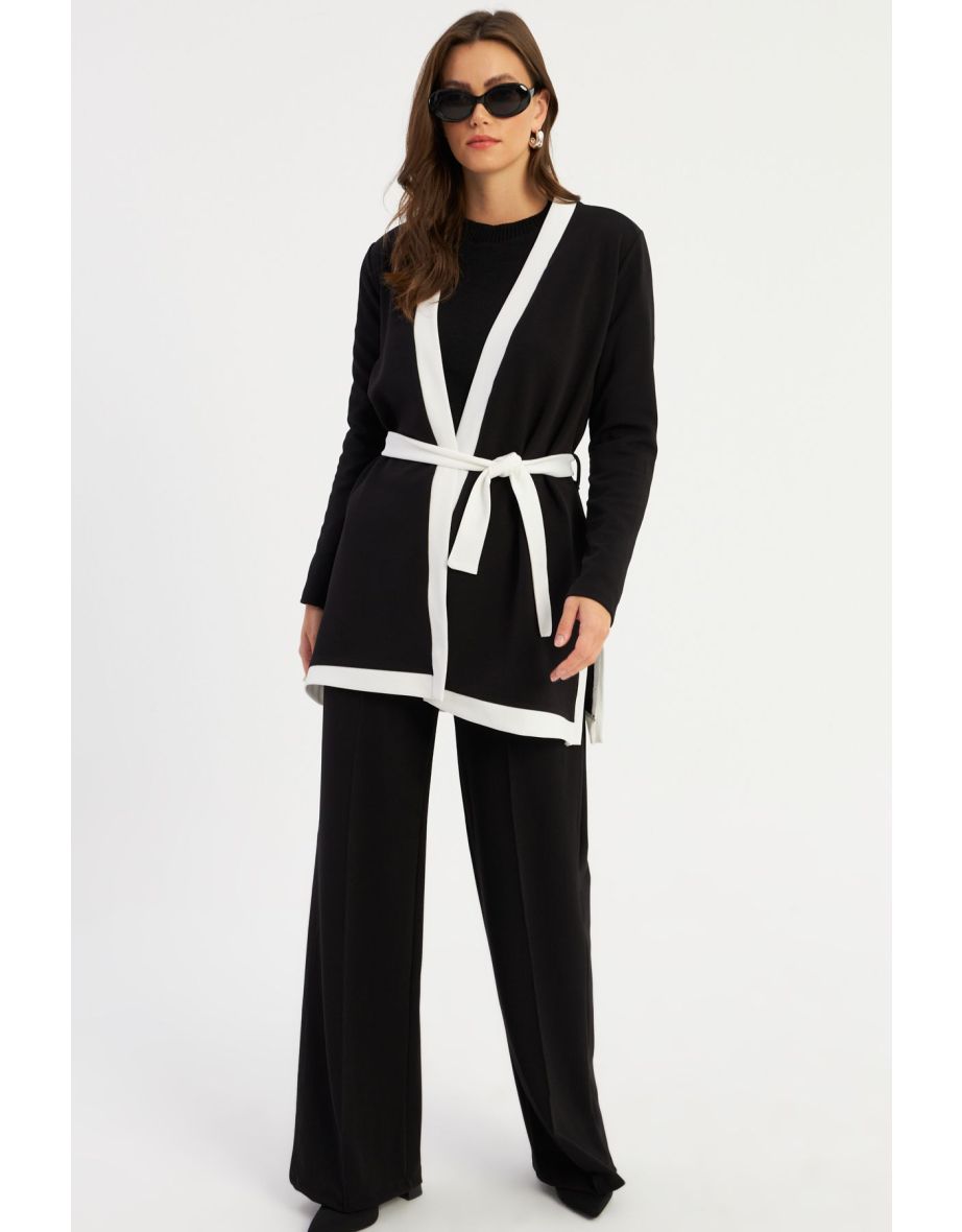 Women's Black Bottom Top Set
