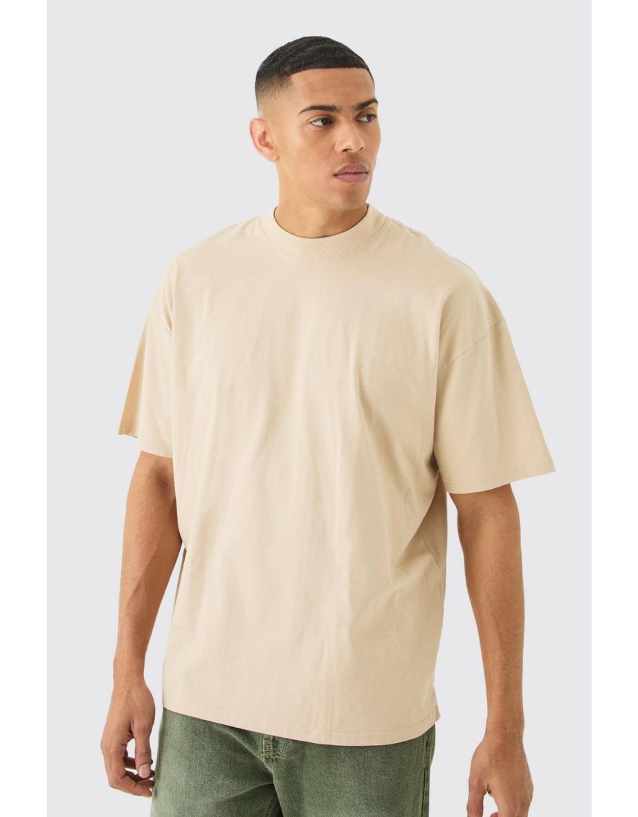 Oversized Unlimited Graphic T-shirt - sand