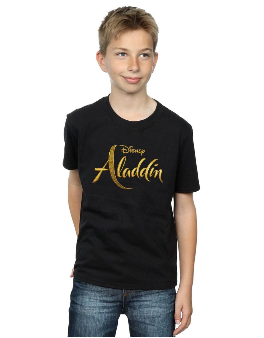 Disney Boys Aladdin Movie Logo T-Shirt