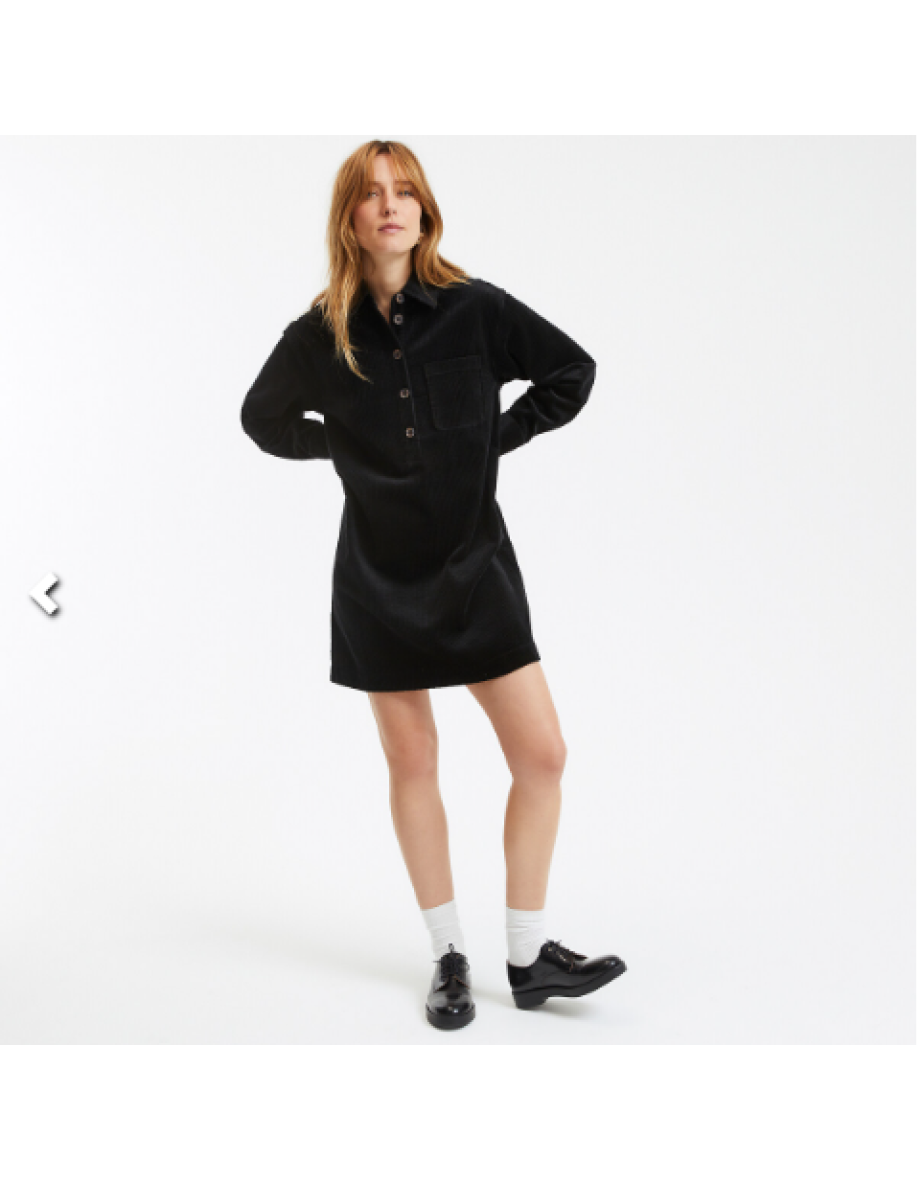 Signatures Albane Mini Dress in Cotton Corduroy