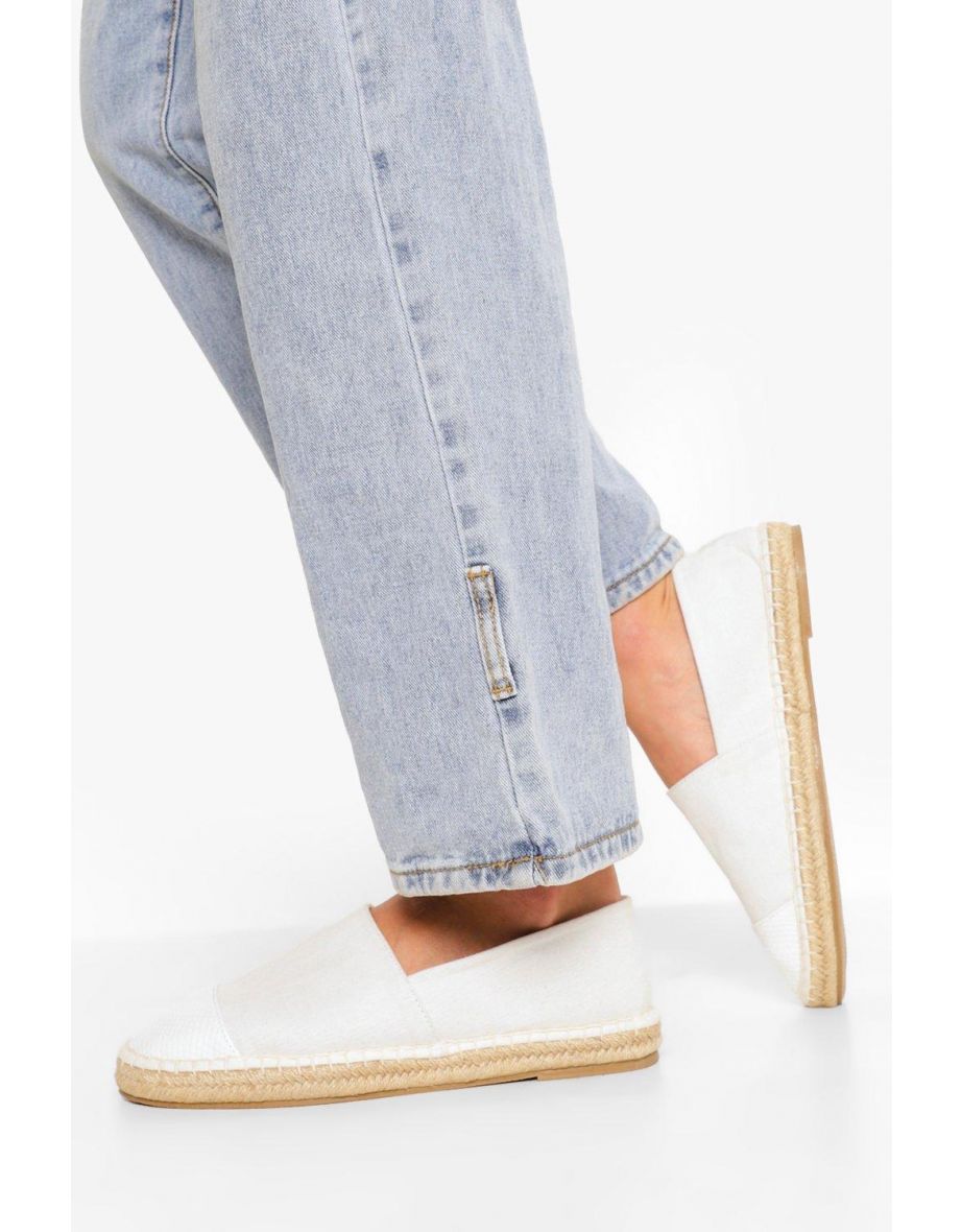 Wide fit white on sale espadrilles