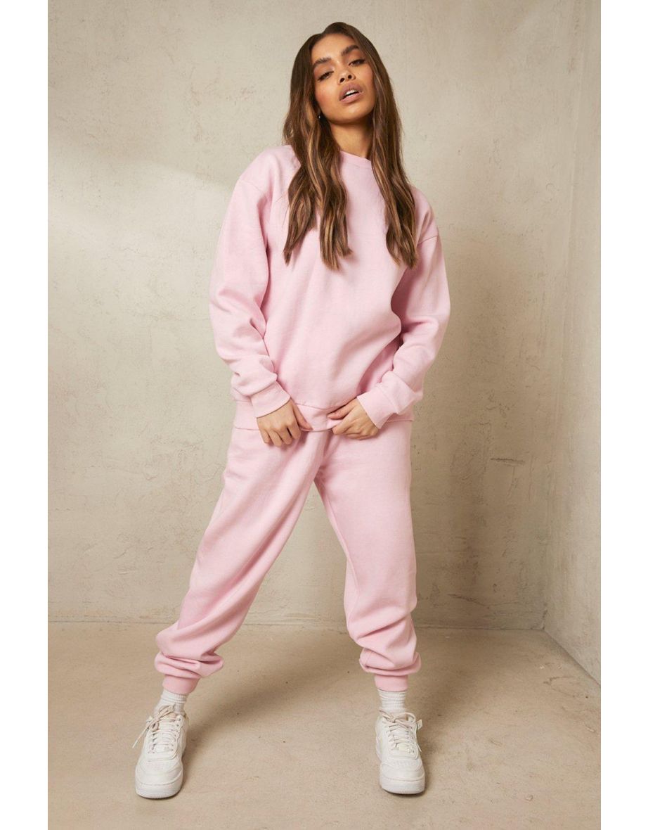 Recycled Sweat Jogger - pale pink - 3