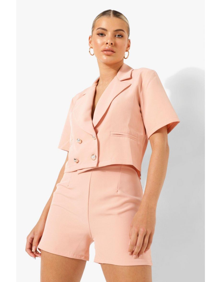 Tailored Shorts - peach