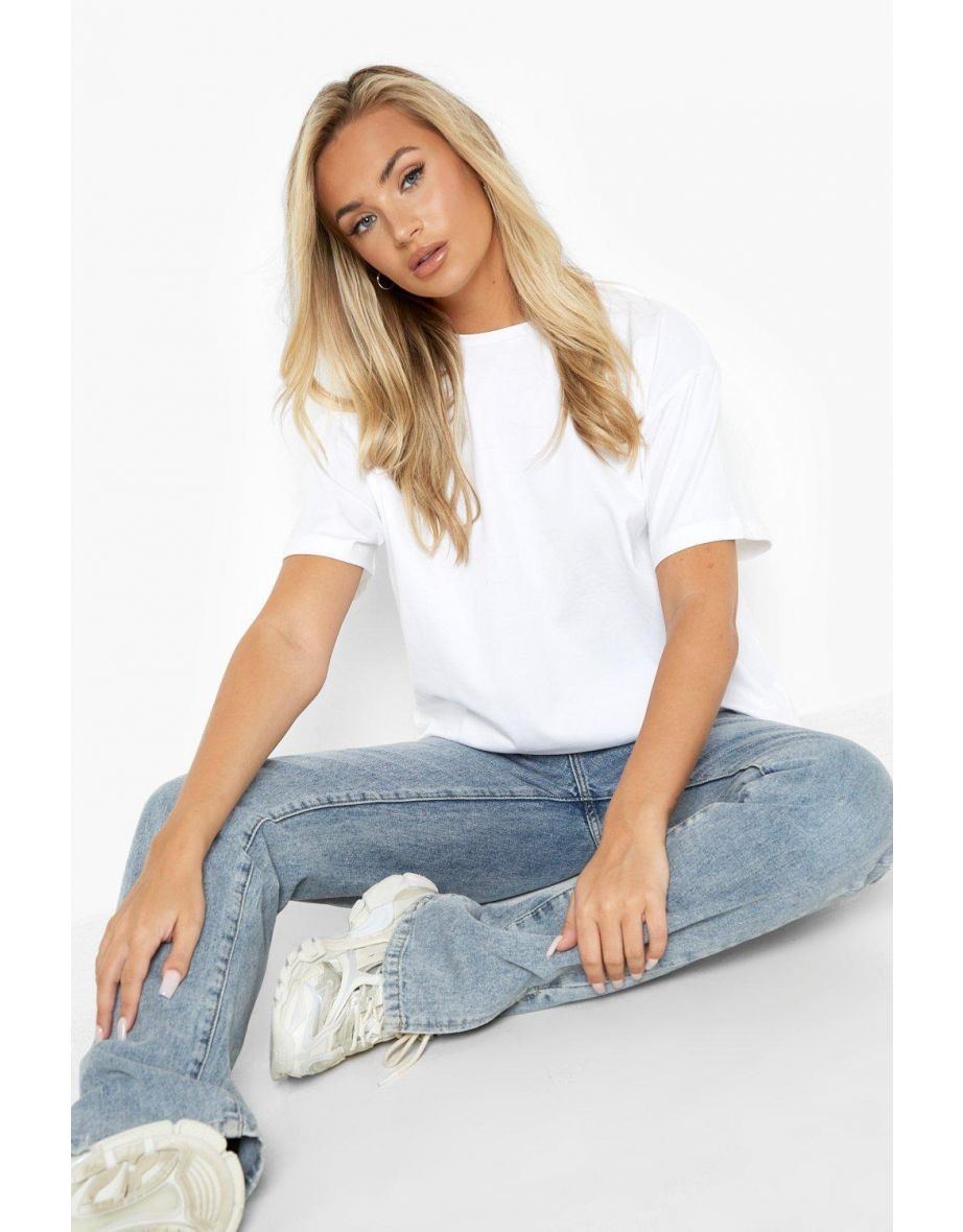 Basic Oversized T Shirt - white - 3