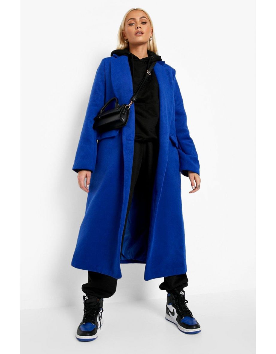 Majestic Double-Breasted Wool Coat