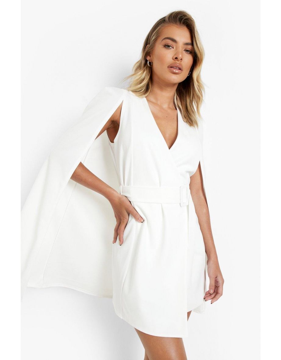 Ivory online cape blazer