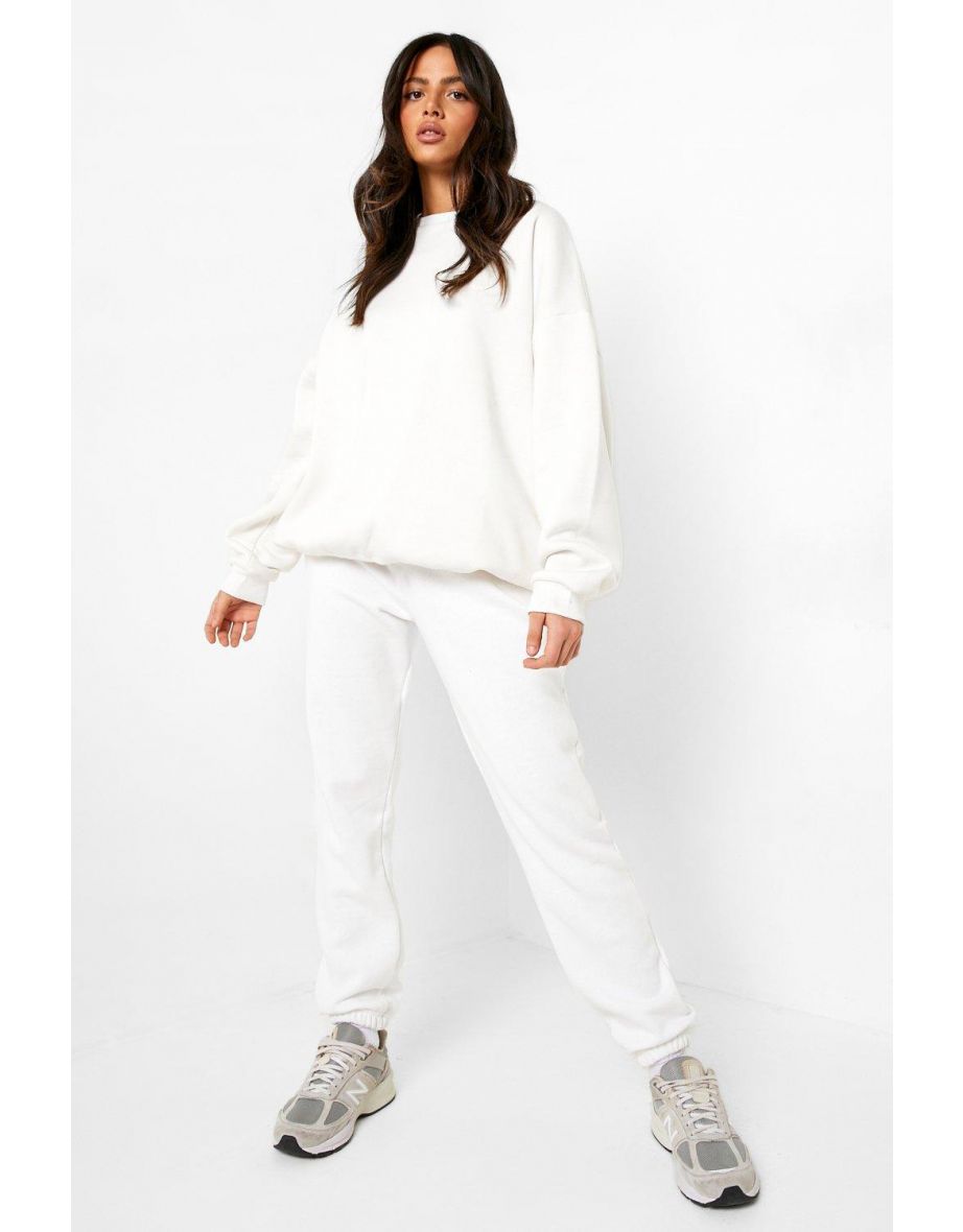 Recycled Premium Oversized Jogger - ecru