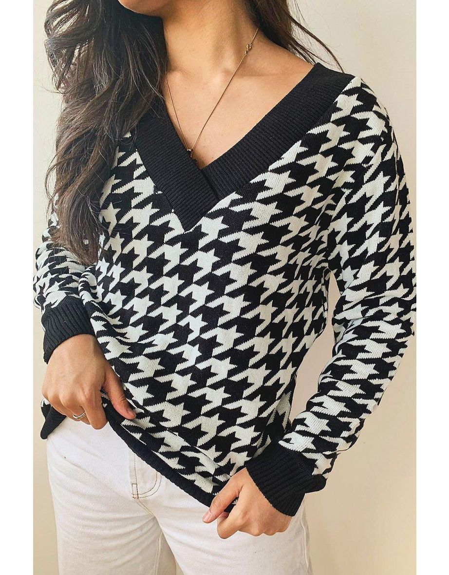 Dogtooth Jumper - black - 3