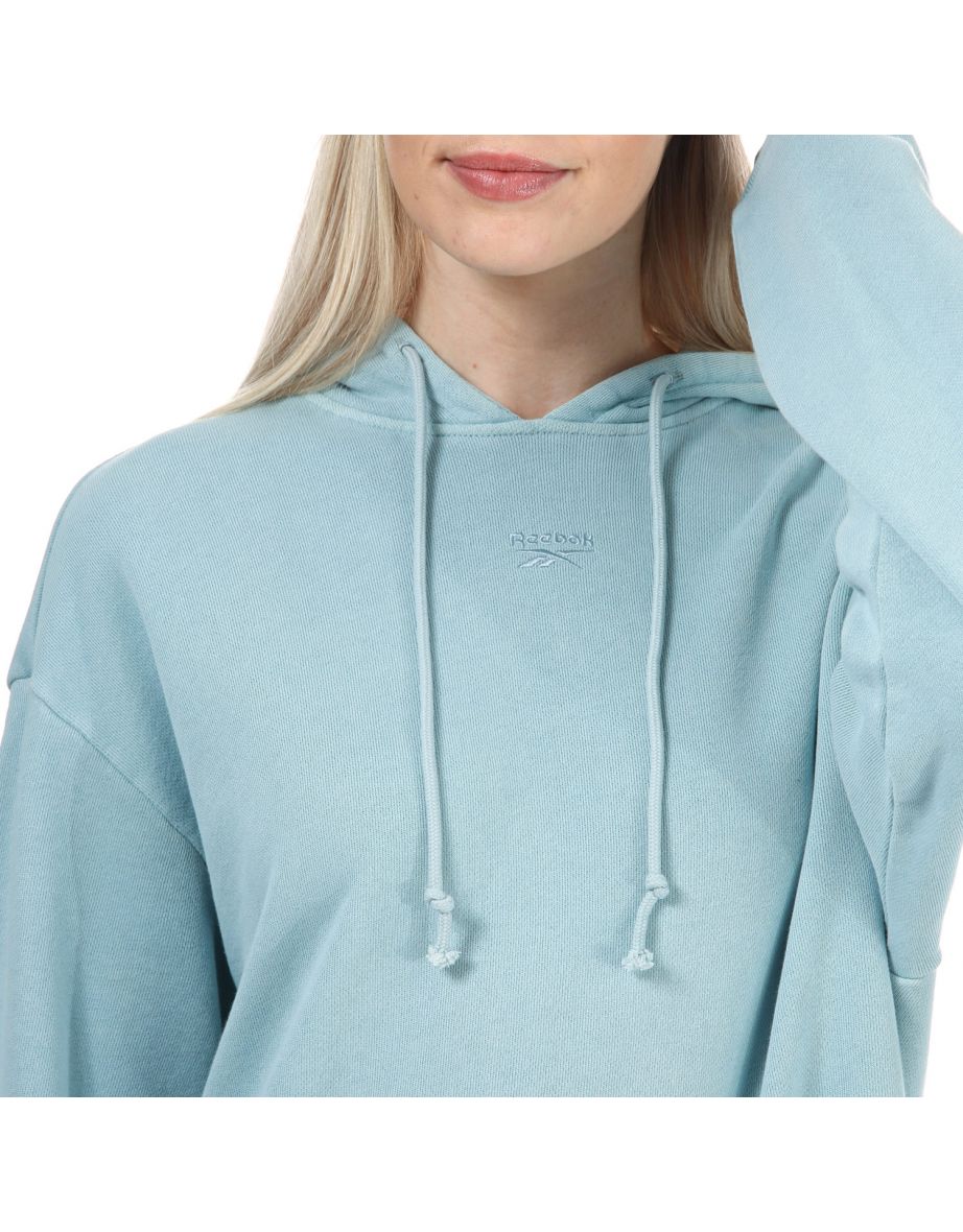 Women's Reebok Classics Classics Natural Dye Oversize Hoody in Grey - 5