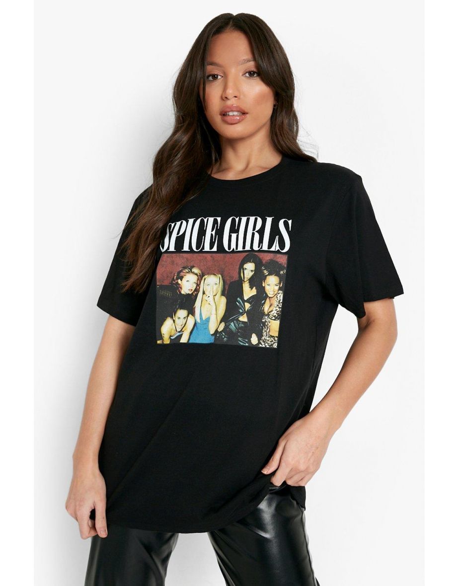 Tall Licence Spice Girls T-shirt - black