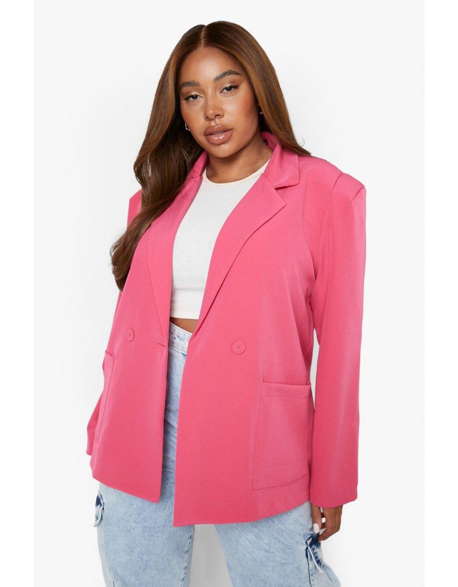 Pink blazer shop size 20