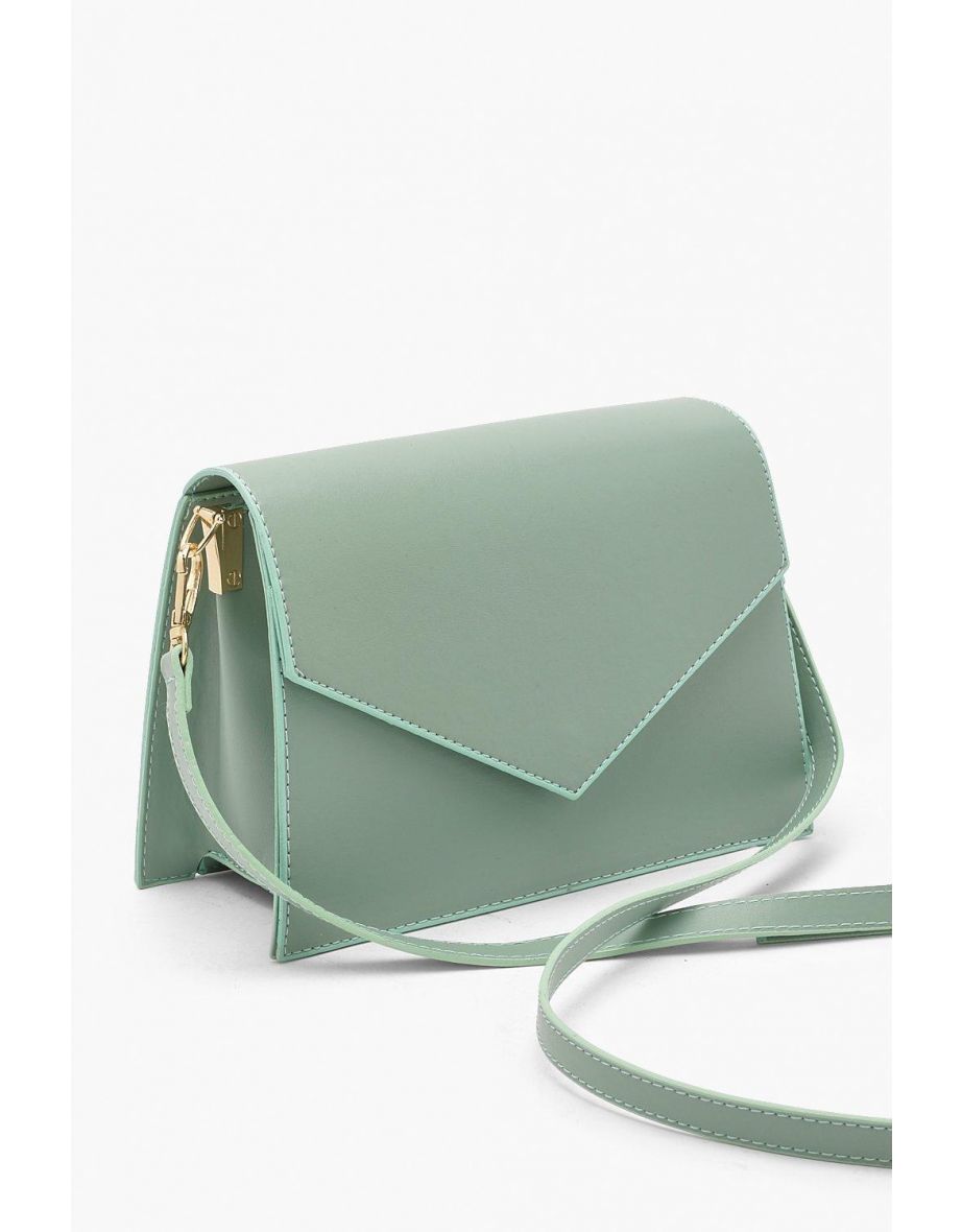 Envelope Cross Body Bag - sage