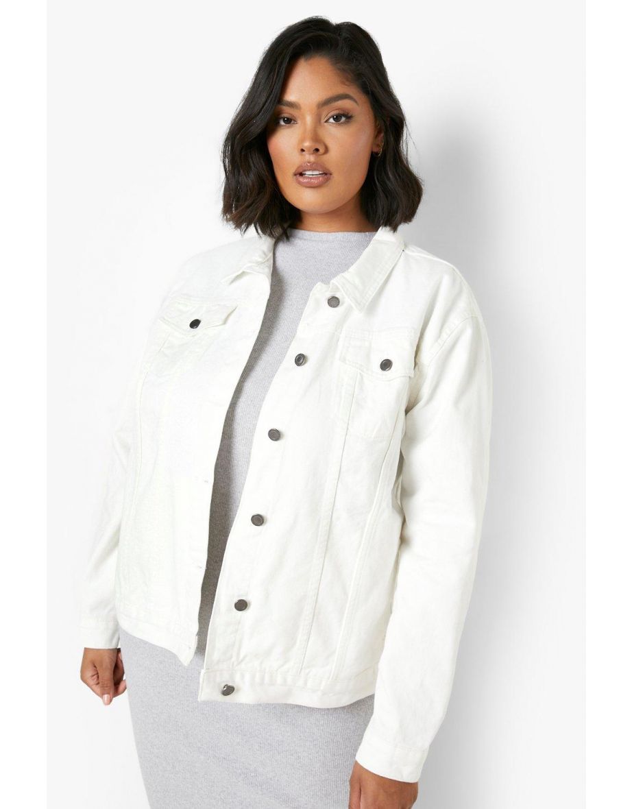 Principles white denim jacket best sale