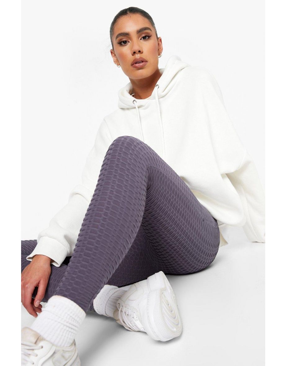 Tall Honeycomb Legging - grey